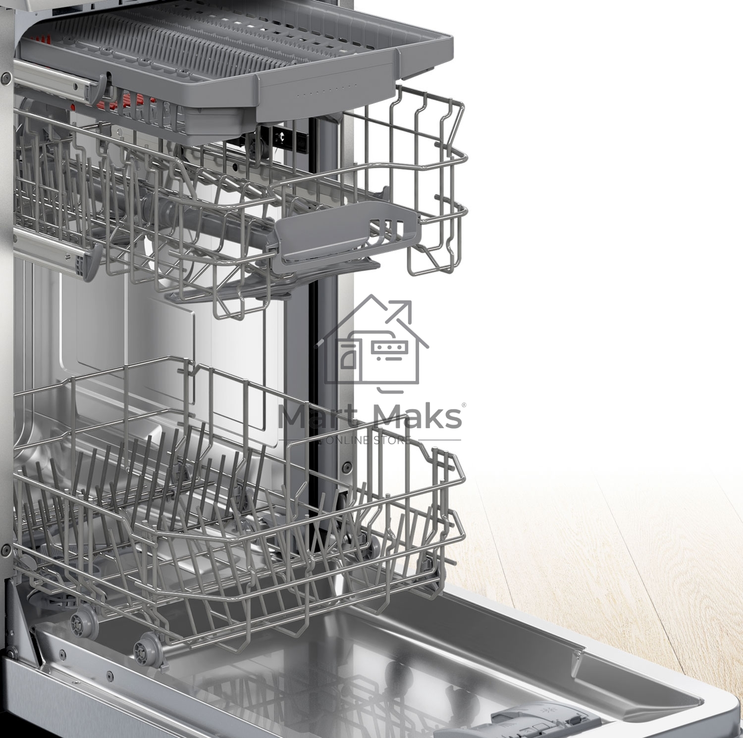 Посудомоечная машина Bosch SPS2HMW54Q, белый, 45 см, 10 компл., 43 дБ, класс A+