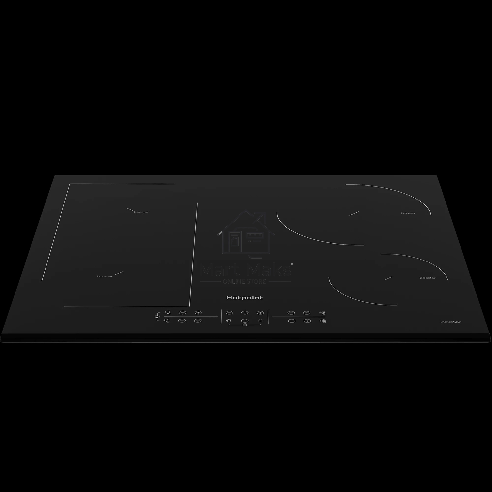 Индукционная варочная панель Hotpoint HB 1560B BF, независимая, черный