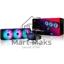 Система жидкостного охлаждения ASUS ROG STRIX LC III 360 ARGb LCD 90RC00W1-M0UAY0 черный 120мм алюминий+медь 2200rpm 36db 4-pin
