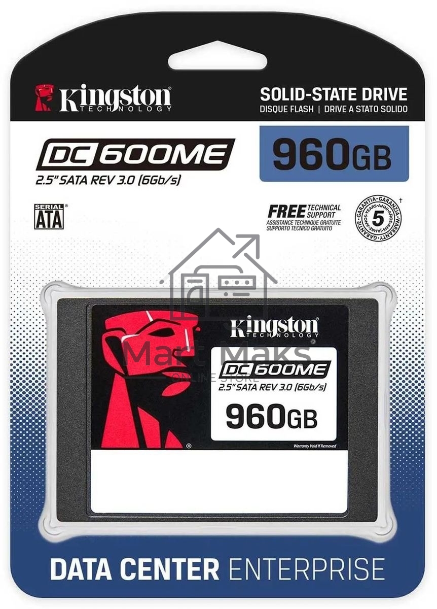 Накопитель SSD Kingston DC600M SATA-III 960Gb SEDC600ME/960G 2.5