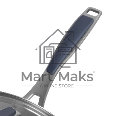 Ковш Maunfeld Madison MF18MS01SP из нержавеющей стали со стеклянной крышкой, 16см, 1,8л.