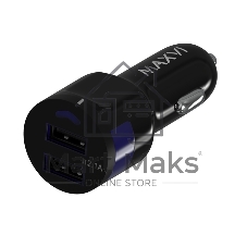 Автомобильное зарядное устройство Maxvi CCM-212 Plus T черный 2.1A