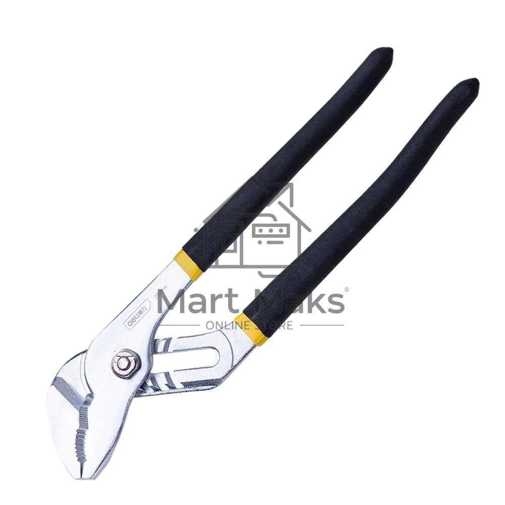 Шарнирно-губцевый инструмент Deli Переставные клещи Deli DL2608 200мм, диапазон раскрытия 5-35мм, прорезиненная рукоять