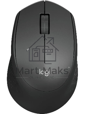 Мышь беспроводная Logitech M280 черный, 1000 dpi, радиоканал, USB, кнопки - 3