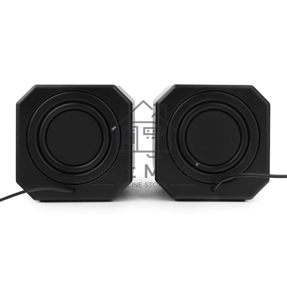 Акустическая система 2.0 Gembird SPK-405, пассив. излучатели, черный, 5 Вт, рег. громкости USB-питание