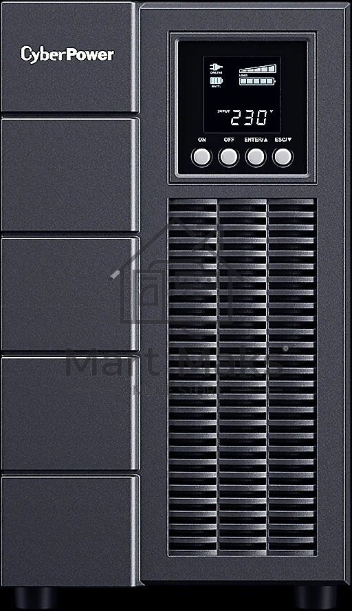 Источник бесперебойного питания CyberPower OLS3000E/3000 ВА/2700 Вт/USB/RJ11/45/SNMP/6xIEC 320 C13 / C19 / клеммы