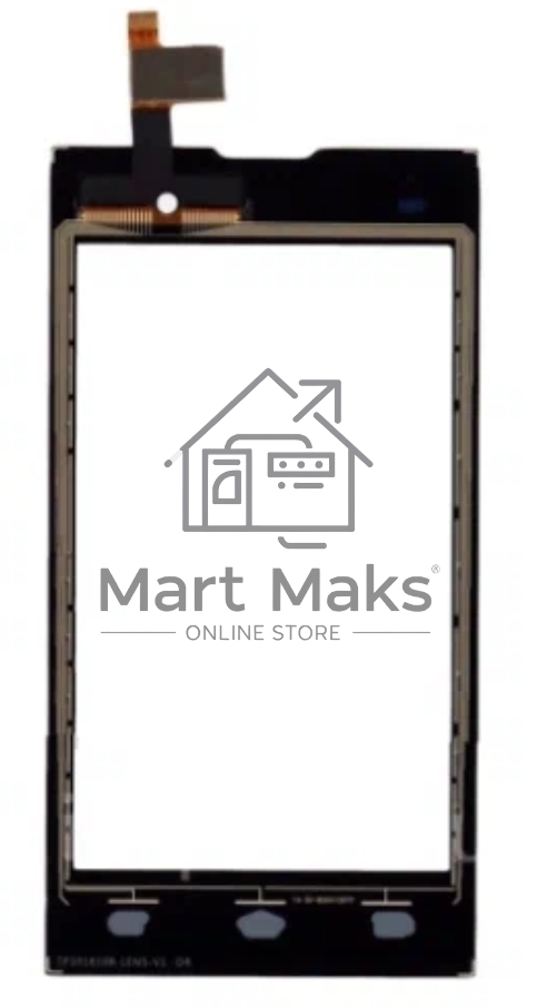 Сенсорное стекло (тачскрин) для Fly IQ4418 ERA Style 4, черное