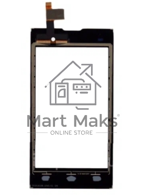 Сенсорное стекло (тачскрин) для Fly IQ4418 ERA Style 4, черное