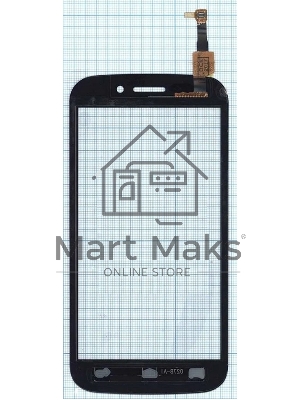 Сенсорное стекло (тачскрин) для Micromax A210 Canvas 4, черное