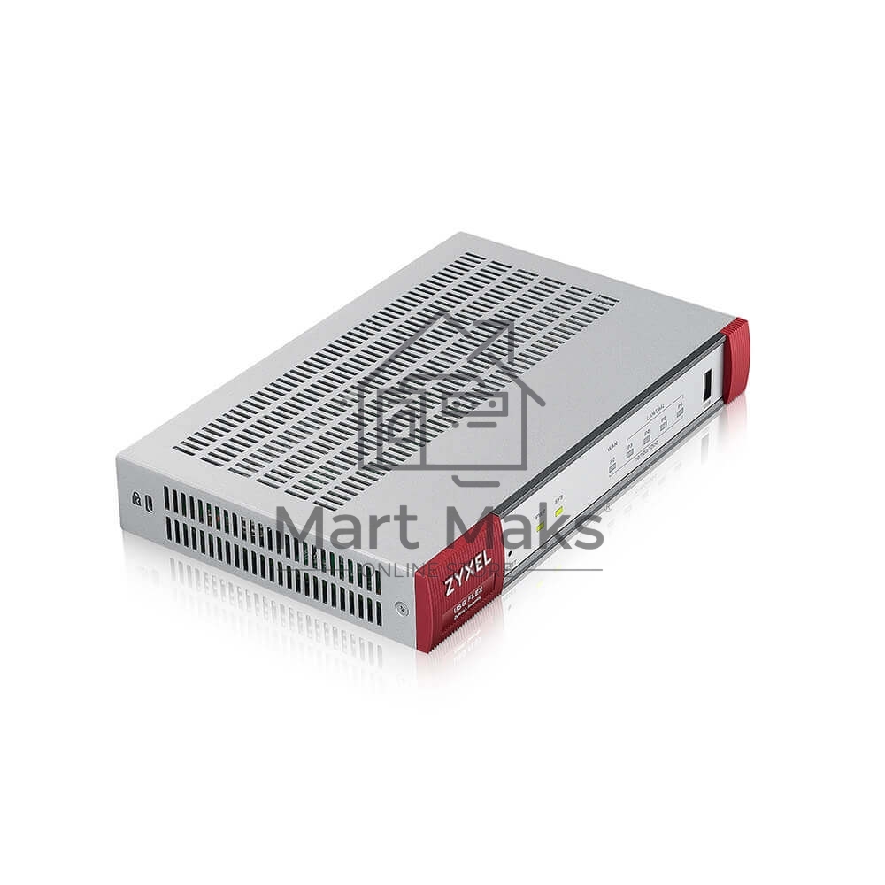 Межсетевой экран Zyxel USG FLEX 100HP, 1xRJ-45: 1G PoE+ (LAN/WAN), 7xRJ-45: 1G (LAN/WAN), 1xUSB3.0 **