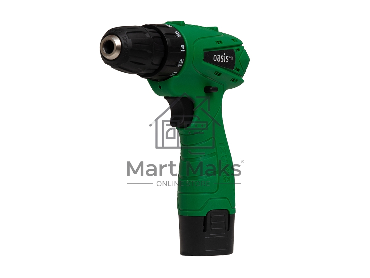 Дрель-шуруповерт Oasis AS-12V Eco (J) 201, Аккумуляторная, 12В