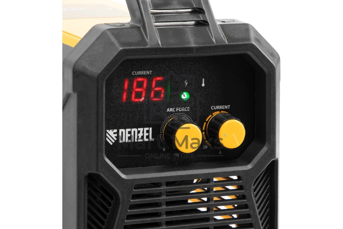 Аппарат инвертор. дуговой сварки DM-180 Standart, 180 А, ПВ 60% Denzel