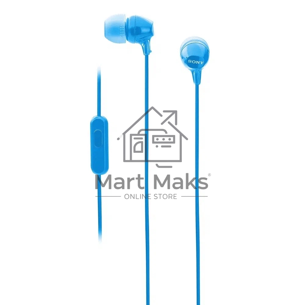 Наушники Sony MDR-EX14AP синий