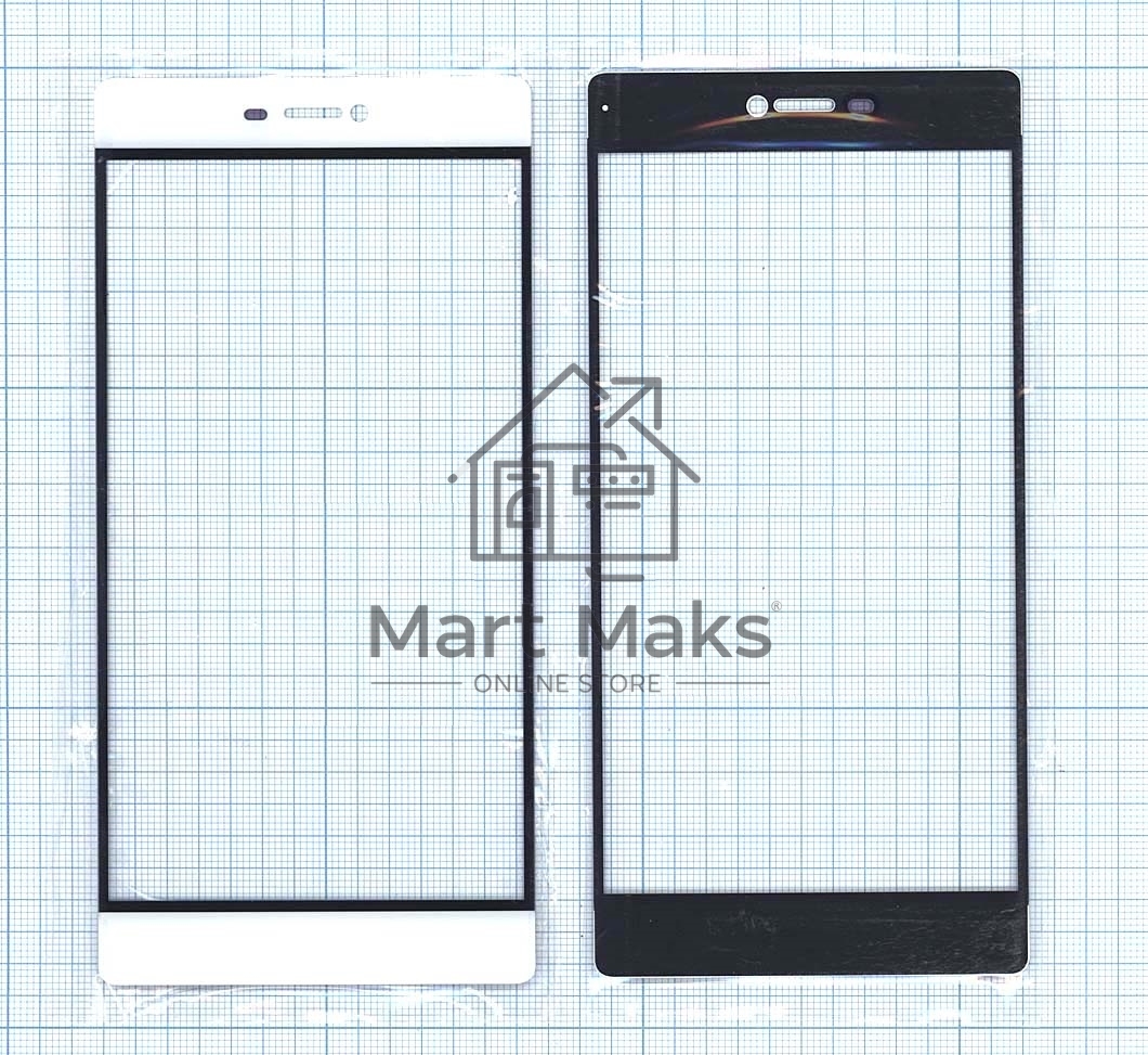 Стекло для Huawei P8 белое