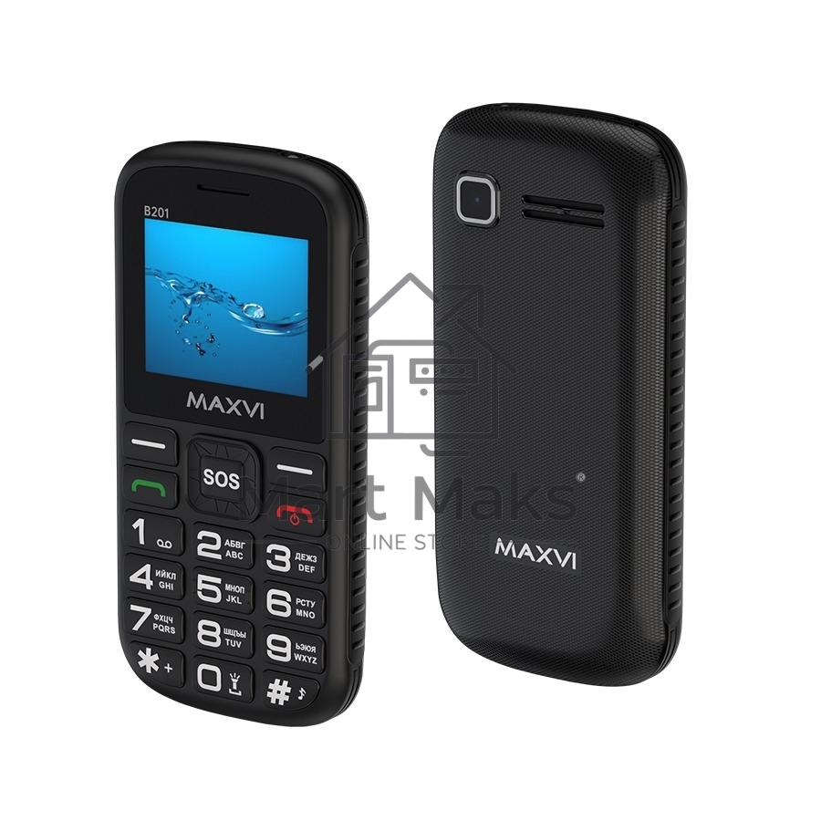 Мобильный телефон Maxvi B201 черный