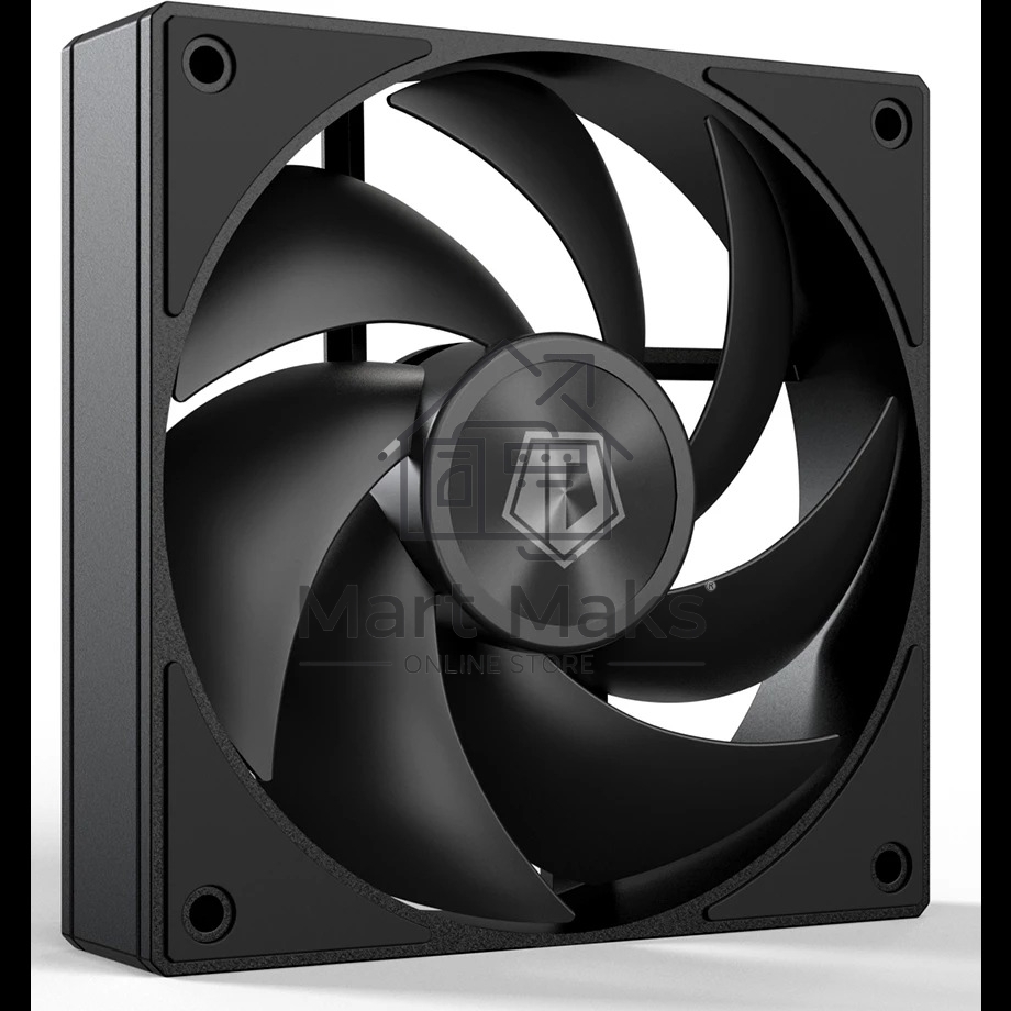 Вентилятор для корпуса ID-COOLING AF-1230-K черный, 120 мм, 2000 об/мин, 31.1 дБ, 4 pin