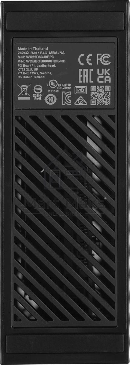 Внешний жёсткий диск Western Digital My Book (New) WDBBGB0060HBK-EESN 6ТБ 3,5