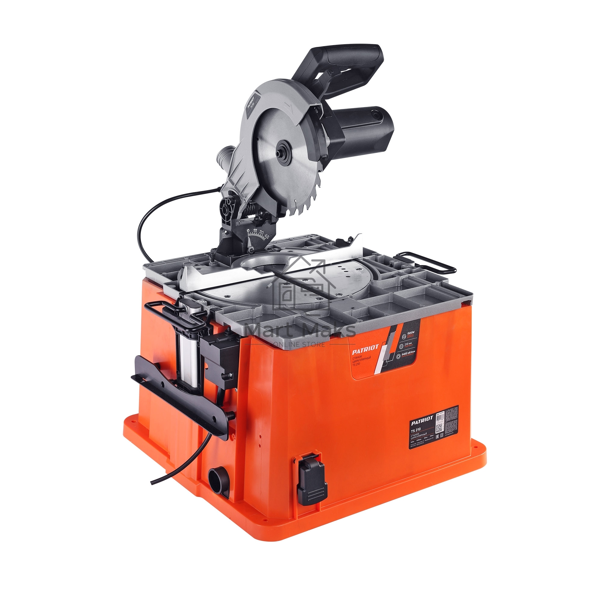 Станок циркулярный (распиловочный) PATRIOT TS 210,