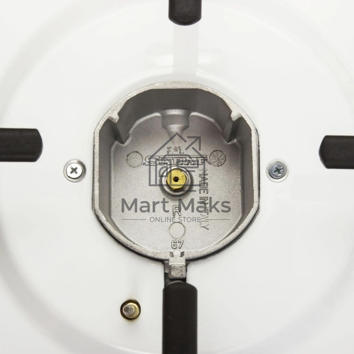 Газовая варочная панель Maunfeld EGHE.32.3EW/G, 2 конфорки, эмалированная сталь, белый