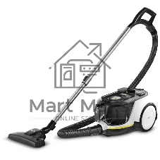 Пылесос Karcher VCC 4 CycloneX белый/черный, 800 Вт, уборка сухая, пылесборник контейнер 1,5 л