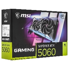 Видеокарта MSI GeForce RTX 5060 GAMING OC V1, 8 GB GDDR7, 128 bit, 3xDisplayPort, HDMI, GPU 2250 MHz