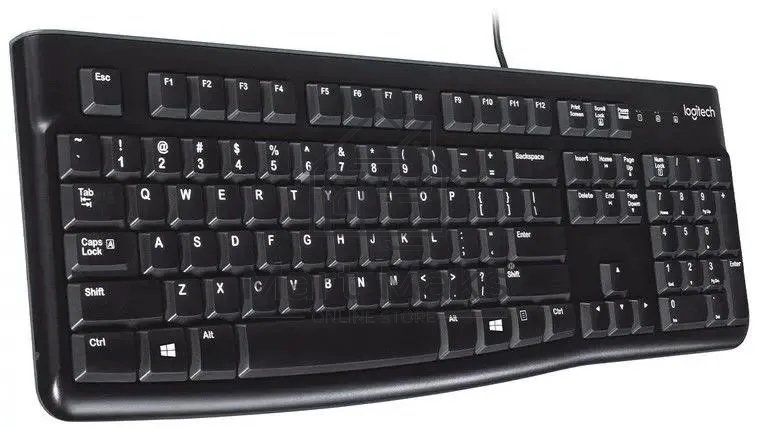 Клавиатура Logitech K120 EER проводная, USB, черный