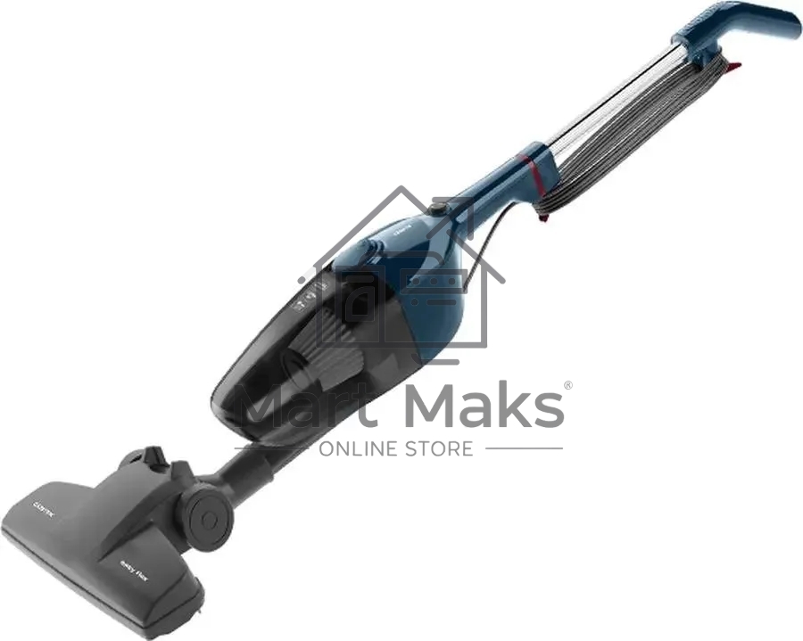 Пылесос вертикальный Centek CT-2565 синий, питание от сети, 200 Вт, уборка сухая, пылесборник 1.2 л