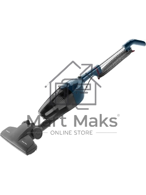 Пылесос вертикальный Centek CT-2565 синий, питание от сети, 200 Вт, уборка сухая, пылесборник 1.2 л