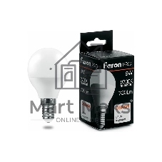 Лампа светодиодная FERON PRO LB-1409 (38077) 9 вт Е14 теплый матовый шар