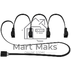 Кабель Arctic Cooling ARCTIC 4-Pin Fan Splitter Cable (Разветвитель для корпусных вентиляторов) to 4-x PWM Fan (701655) OEM