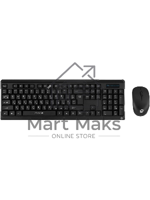 Комплект беспроводной клавиатура + мышь Oklick 230M черный 2.4ГГц Nano Receiver USB