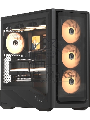 Компьютерный корпус Aerocool \ Formula V Line Air Power G9 DUO PA Black, ATX, TYPE-C*1, USB3.0*2, MESH/GLASS FRONT PANEL, FRONT 3x PERFORMANCE ARGB, REAR 1x PERFORMANCE ARGB