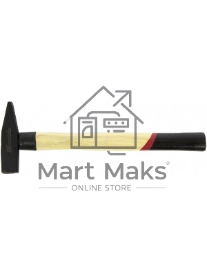 Молоток слесарный Matrix 400 г, квадратный боек, деревянная рукоятка