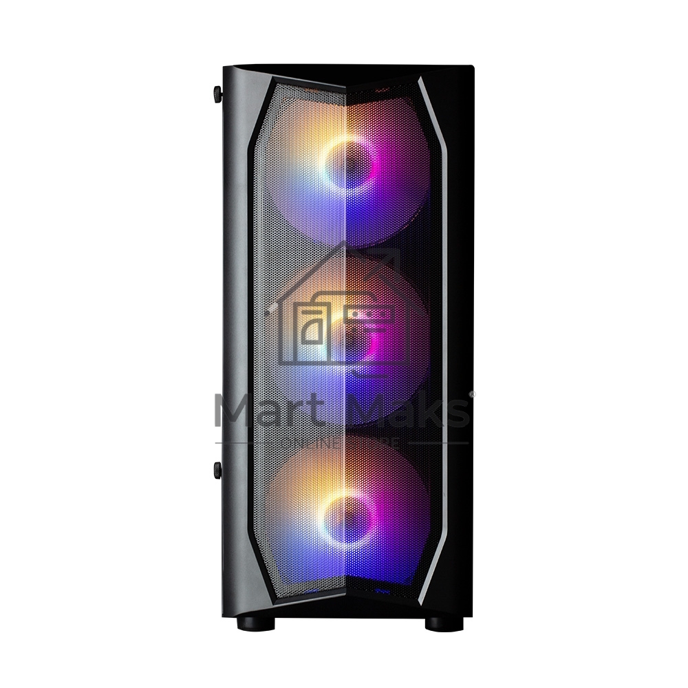 Компьютерный корпус MidiTower Zalman N4 black (ATX,Window, 6xRGB fan, USB2.0 x2, USB3.0x1, без БП) (N4 rev.1)