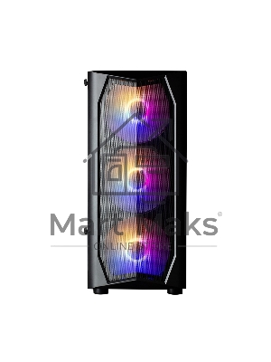 Компьютерный корпус MidiTower Zalman N4 black (ATX,Window, 6xRGb fan, USB 2.0 x2, USB 3.0x1, без БП) (N4 rev.1)