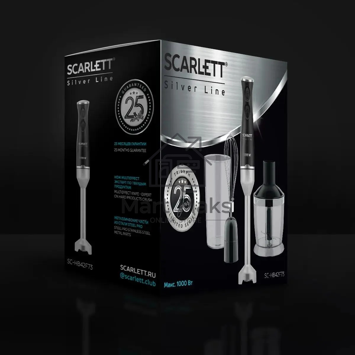 Кухонный блендер Scarlett SC-HB42F73 (Silver Line)