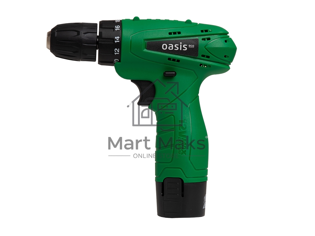 Дрель-шуруповерт Oasis AS-12V Eco (J) 201, Аккумуляторная, 12В