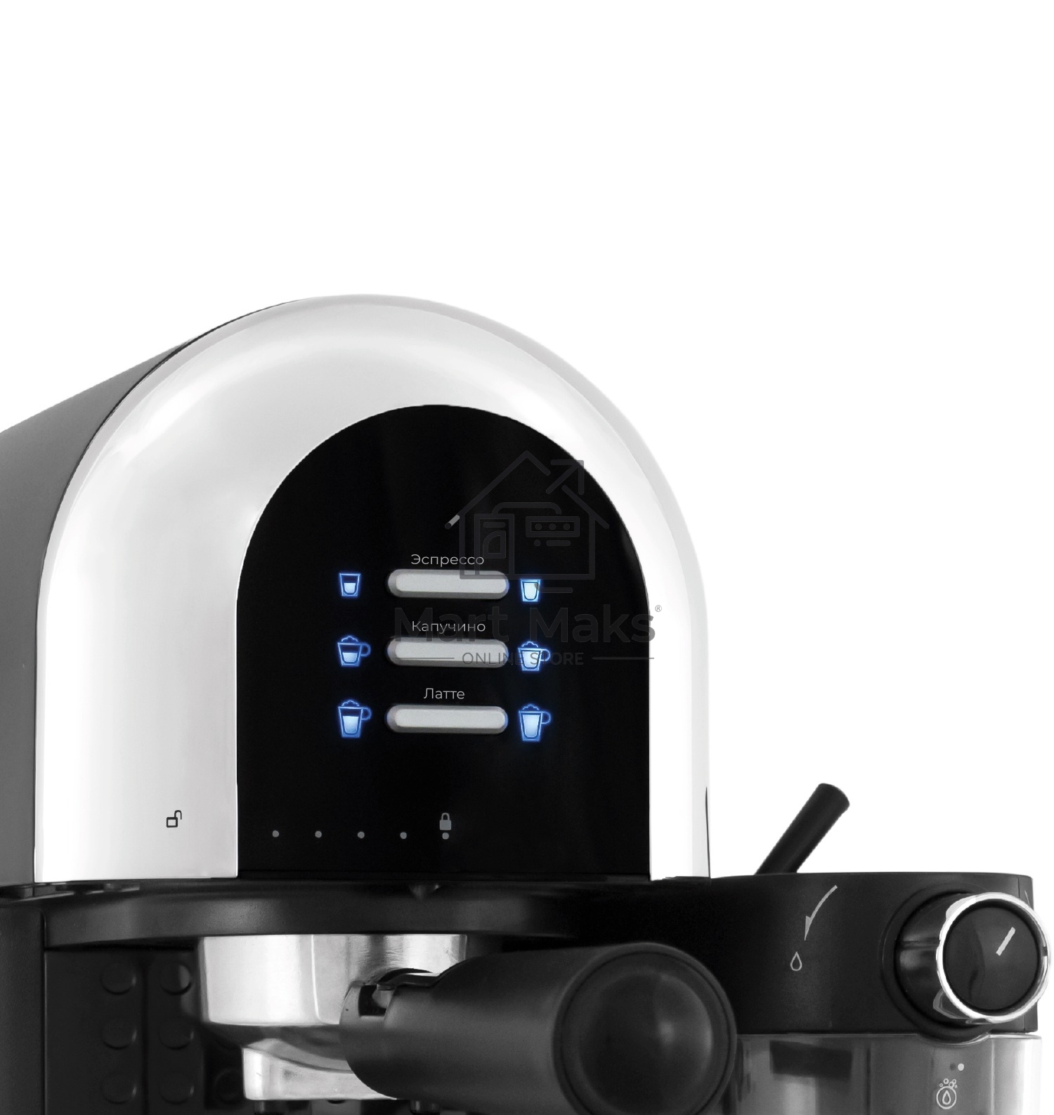 Кофеварка рожковая LEX LXCM 3503-1 черный, молотый 0.7 л, 1500 Вт, 15 Бар