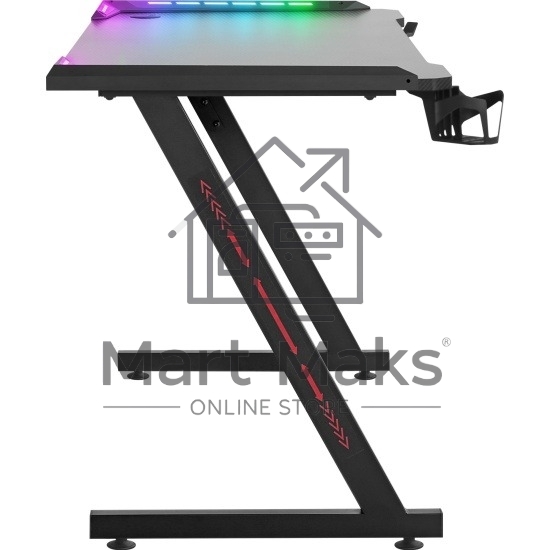 Стол игровой Defender Jupiter RGB,подвес кружки+гарн., черный_5