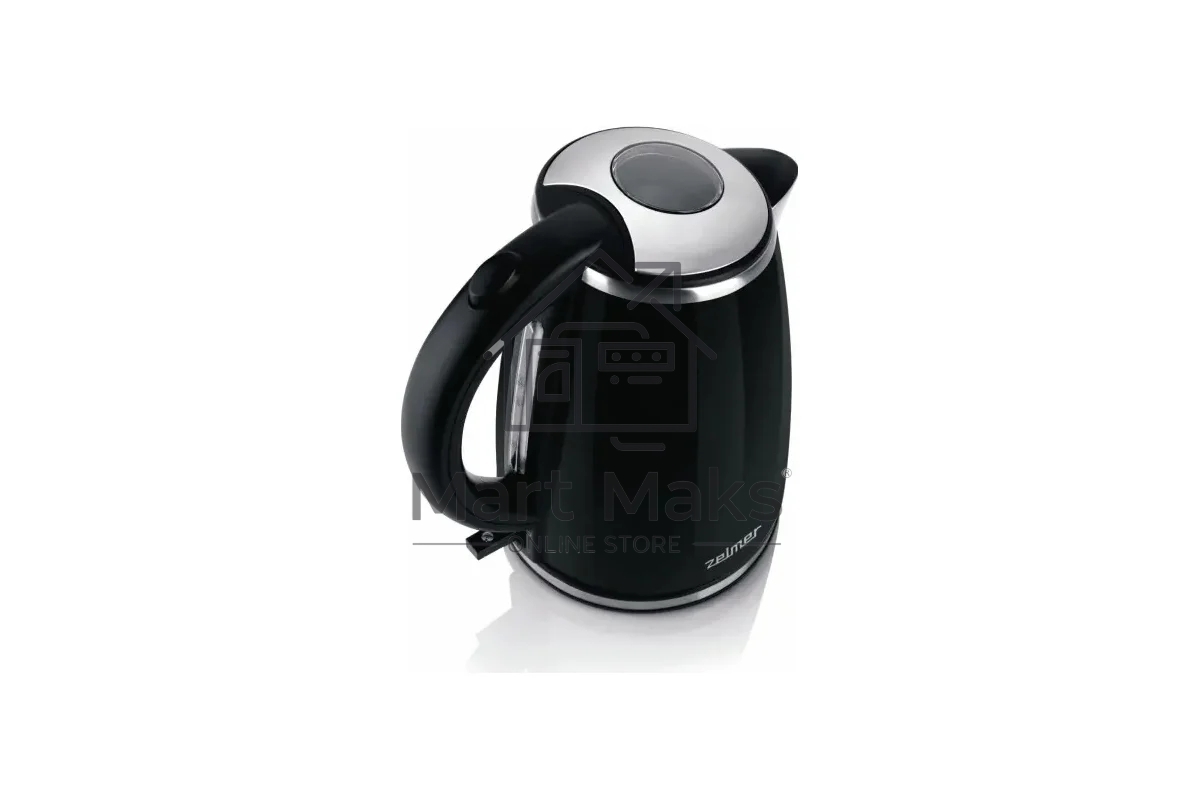 Чайник электрический Zelmer ZCK1274B 1.7л. 2200Вт черный корпус: металл