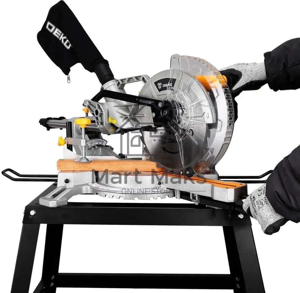 Торцовочная пила Deko DKMS2100-255 2200Вт 4500об/мин d=255мм