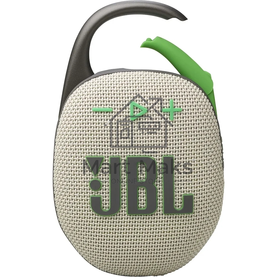 Колонка портативная JBL Clip 5 песочный 7W Mono BT 10м 1400mAh