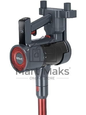 Вертикальный пылесос Kitfort КТ-5539 450Вт красный/серый