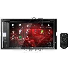 Автомагнитола JVC KW-V250BTM, 2 DIN, 6.2