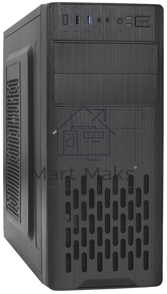 Компьютерный корпус Miditower ExeGate CP-606U-UNS400 (ATX, БП UNS400 с вент. 12см, 1*USB+1*USB3.0, аудио)
