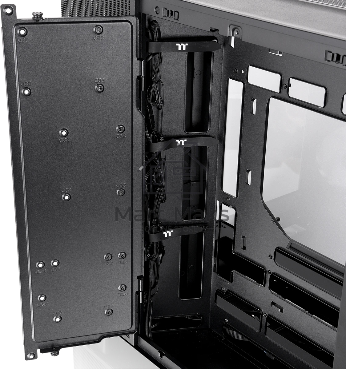 Компьютерный корпус Thermaltake View 380 XL TG ARGB черный без БП E-ATX 2x120мм 2xUSB3.0 audio bott PSU