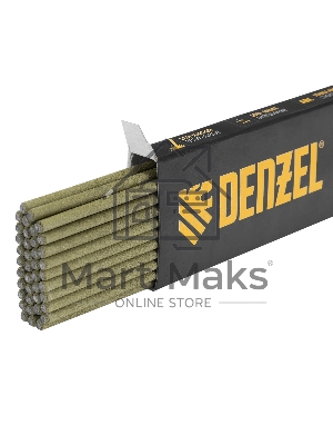 Электроды Denzel DER-46 GoldLine, диам. 3 мм, 1 кг., рутил-целлюлозное покрытие