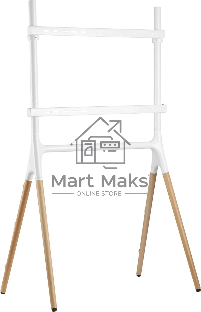 Подставка для телевизора Cactus CS-ST1247WTBCH белый/береза, 49