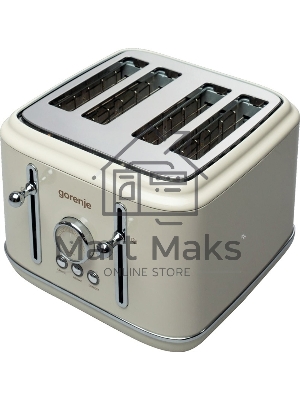 Тостер Gorenje T2300CLIN 1150Вт бежевый/серебристый