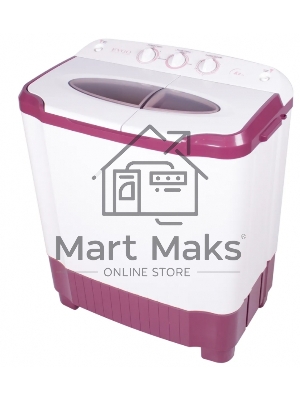 Стиральная машина EVGO WS-50PET белый/красный загр. вертикальная макс.:5 кг 1350 об/мин класс: А+